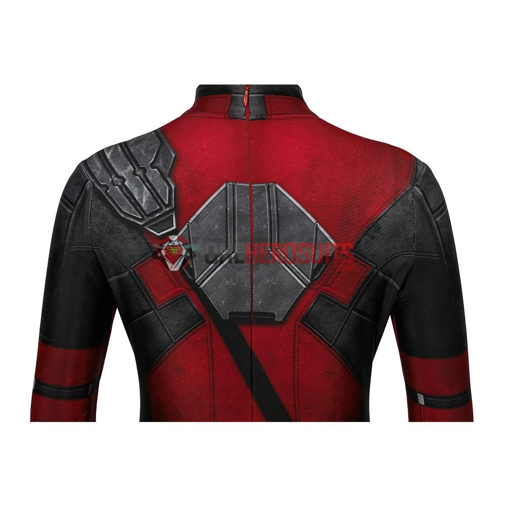 OneHeroSuits Expert-level Cosplay Bodysuit & Zentai Kids Deadpool Cosplay Suit 3D Printed Spandex Deadpool Suit For Children 17 OneHeroSuits Expert-level Cosplay Bodysuit & Zentai Kids Deadpool Cosplay Suit 3D Printed Spandex Deadpool Suit For Children