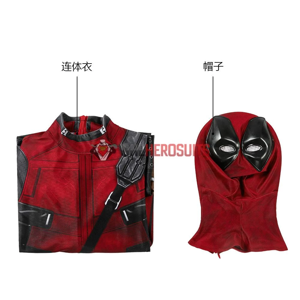 OneHeroSuits Expert-level Cosplay Bodysuit & Zentai Kids Deadpool Cosplay Suit 3D Printed Spandex Deadpool Suit For Children 10 OneHeroSuits Expert-level Cosplay Bodysuit & Zentai Kids Deadpool Cosplay Suit 3D Printed Spandex Deadpool Suit For Children