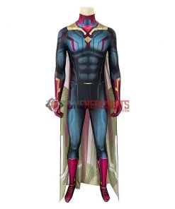 OneHeroSuits Vision Cosplay Costume The Wanda Vision Detail Printed Edition