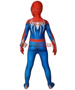 OneHeroSuits Kids Spider-man PS4 Advanced Suit Spiderman Children Cosplay Jumpsuit
