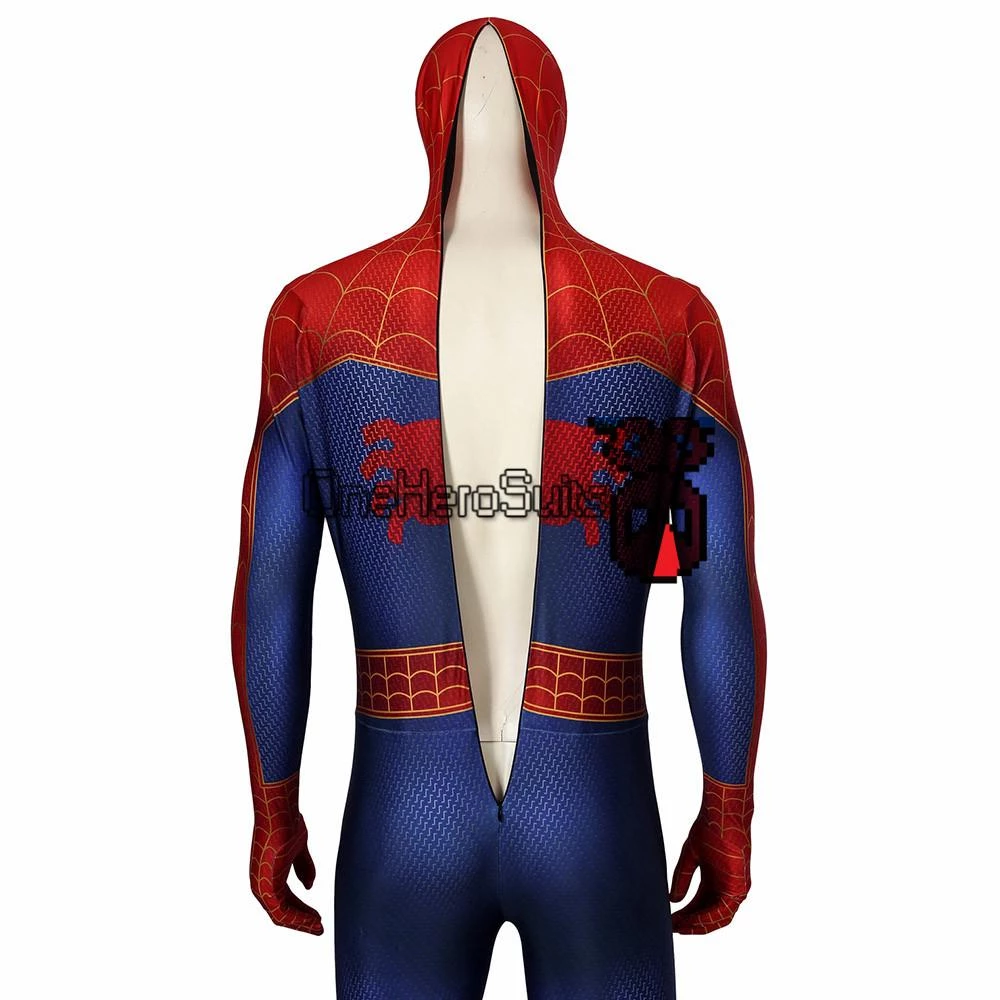 OneHeroSuits Spider-Man Into The Spider-Verse Peter Parker Cosplay Costume 3D Printed Zentai 6 OneHeroSuits Spider-Man Into The Spider-Verse Peter Parker Cosplay Costume 3D Printed Zentai