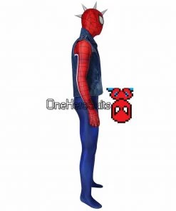 OneHeroSuits Spider-Punk Cosplay Suit Punk Spider-man Cosplay Costume Ver.2