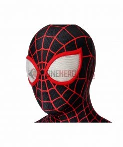 OneHeroSuits Ultimate Spider-Man Cosplay Costumes Miles Morales Cosplay Suit Zentai/Jumpsuit