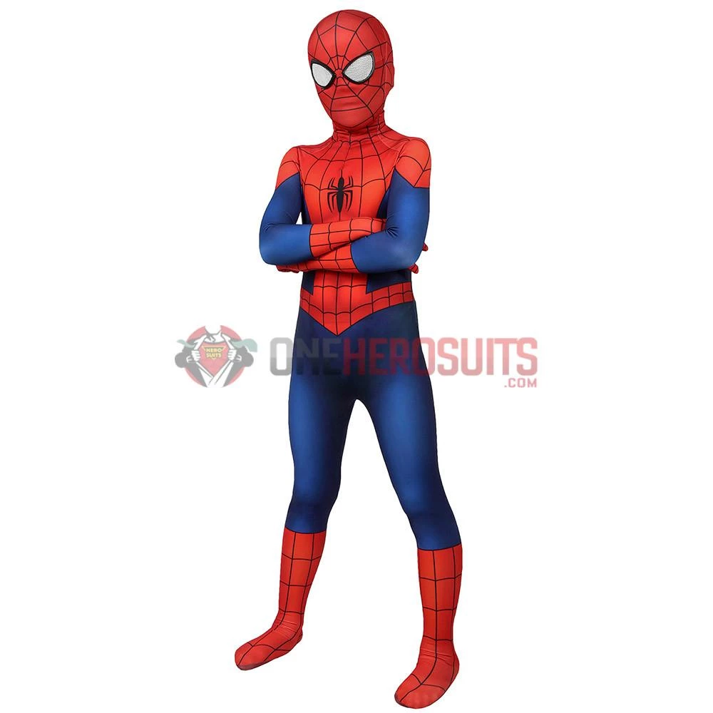 OneHeroSuits Kids Ultimate Spider-Man Suit SuperHero Cosplay Costumes For Children 7 OneHeroSuits Kids Ultimate Spider-Man Suit SuperHero Cosplay Costumes For Children