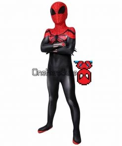 OneHeroSuits Zentai/Jumpsuit Christmas Gifts For Kids Superior Spider-man Cosplay Costume Children Spandex Costume