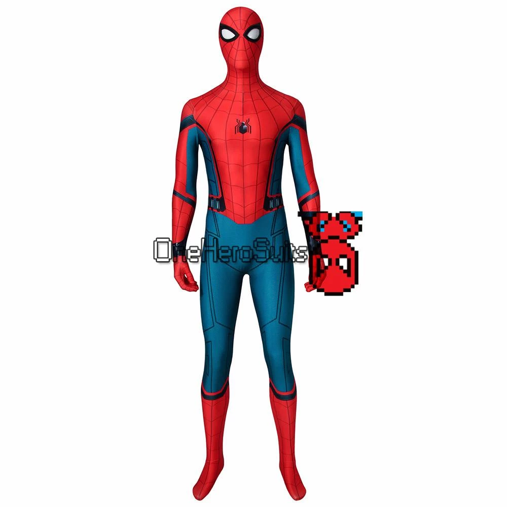 OneHeroSuits Spider-Man Far From Home Cosplay Costume Peter Parker 3D Printed BodySuit 3 OneHeroSuits Spider-Man Far From Home Cosplay Costume Peter Parker 3D Printed BodySuit