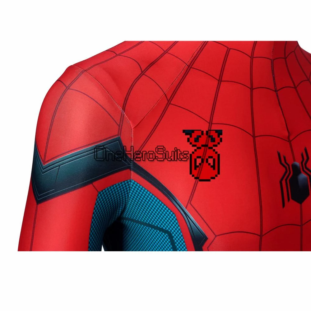 OneHeroSuits Spider-Man Far From Home Cosplay Costume Peter Parker 3D Printed BodySuit 8 OneHeroSuits Spider-Man Far From Home Cosplay Costume Peter Parker 3D Printed BodySuit
