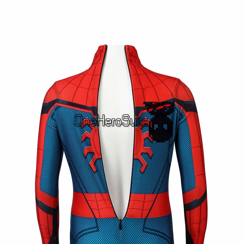 OneHeroSuits Christmas Gifts For Kids Spider-man Cosplay Costume Children Spiderman BodySuit 9 OneHeroSuits Christmas Gifts For Kids Spider-man Cosplay Costume Children Spiderman BodySuit