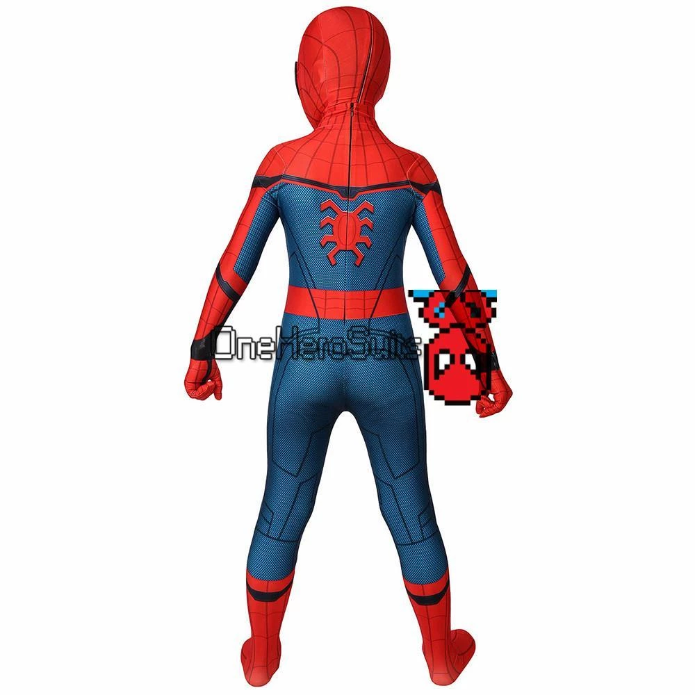 OneHeroSuits Christmas Gifts For Kids Spider-man Cosplay Costume Children Spiderman BodySuit 4 OneHeroSuits Christmas Gifts For Kids Spider-man Cosplay Costume Children Spiderman BodySuit