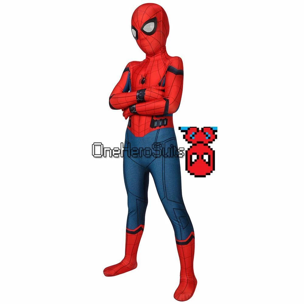 OneHeroSuits Christmas Gifts For Kids Spider-man Cosplay Costume Children Spiderman BodySuit 3 OneHeroSuits Christmas Gifts For Kids Spider-man Cosplay Costume Children Spiderman BodySuit