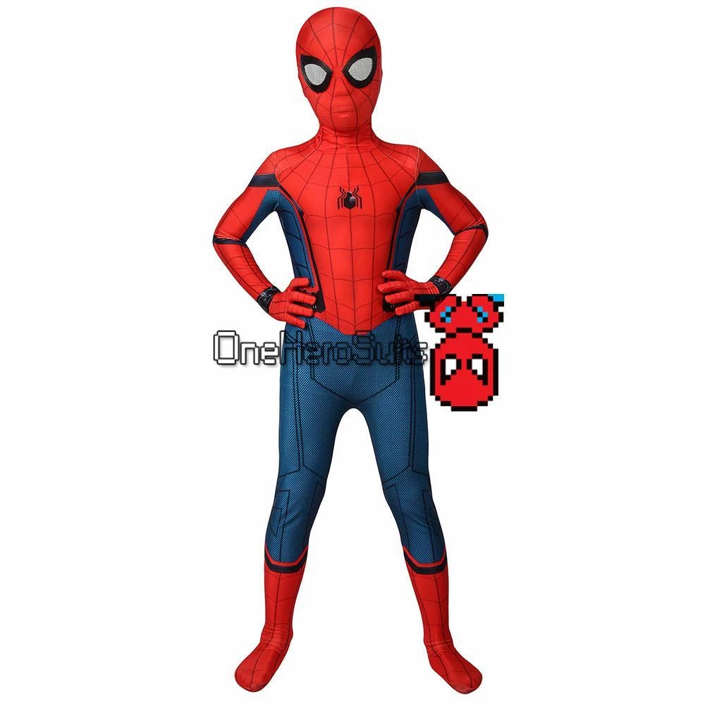 OneHeroSuits Christmas Gifts For Kids Spider-man Cosplay Costume Children Spiderman BodySuit 2 OneHeroSuits Christmas Gifts For Kids Spider-man Cosplay Costume Children Spiderman BodySuit