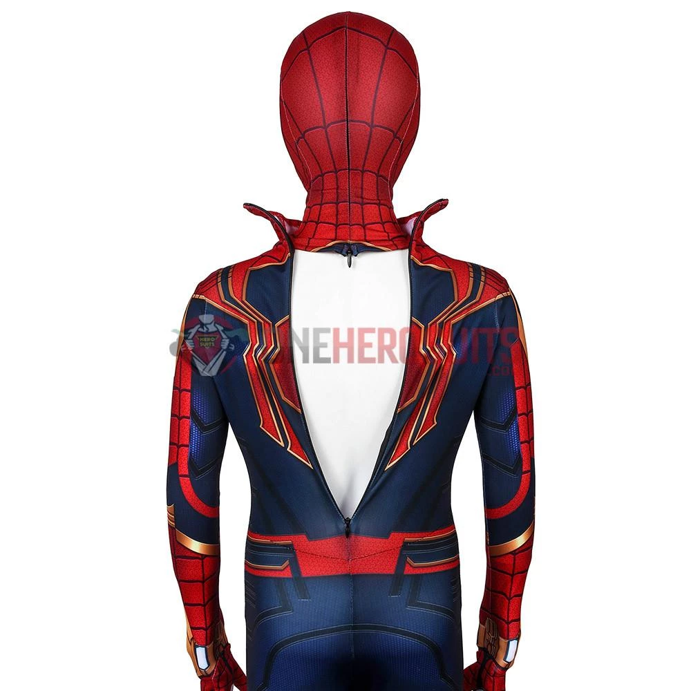OneHeroSuits Kids Iron Spider-Man Suit Avengers SuperHero Cosplay Costumes For Children Zentai/Jumpsuit 10 OneHeroSuits Kids Iron Spider-Man Suit Avengers SuperHero Cosplay Costumes For Children Zentai/Jumpsuit