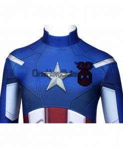 OneHeroSuits Christmas Gifts For Kids Captain America Classic Cosplay Costume Children Superhero Suits
