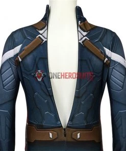 OneHeroSuits Captain America Suits For Kids Detail Printed Cosplay Costume For Halloween 26 OneHeroSuits Captain America Suits For Kids Detail Printed Cosplay Costume For Halloween