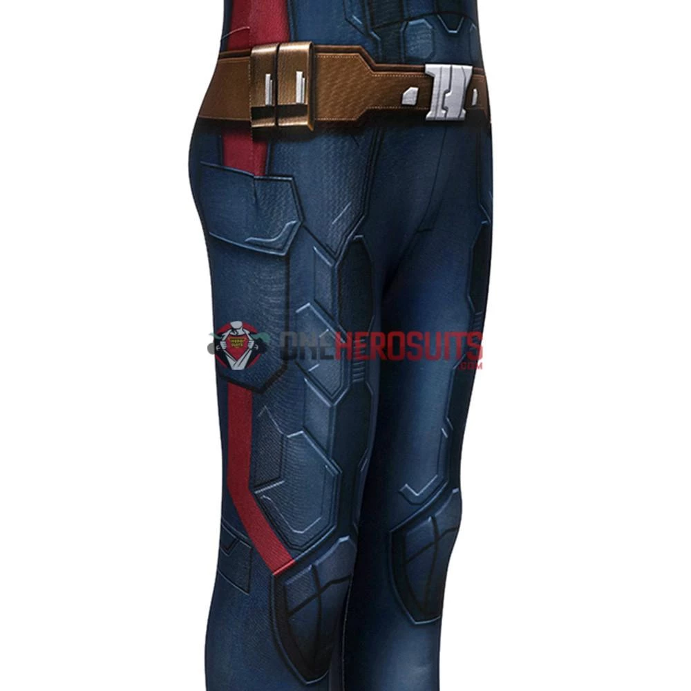 OneHeroSuits Captain America Suits For Kids Detail Printed Cosplay Costume For Halloween 14 OneHeroSuits Captain America Suits For Kids Detail Printed Cosplay Costume For Halloween