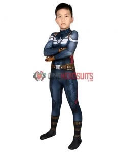 OneHeroSuits Captain America Suits For Kids Detail Printed Cosplay Costume For Halloween 16 OneHeroSuits Captain America Suits For Kids Detail Printed Cosplay Costume For Halloween