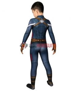 OneHeroSuits Captain America Suits For Kids Detail Printed Cosplay Costume For Halloween 17 OneHeroSuits Captain America Suits For Kids Detail Printed Cosplay Costume For Halloween
