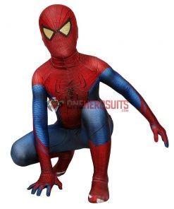 OneHeroSuits Kids Spider-man Suit Halloween Children Cosplay The Amazing Spider-Man Edition
