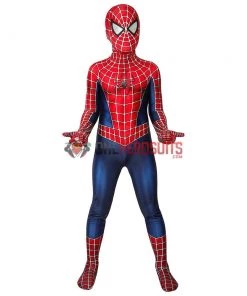 OneHeroSuits Kids Spider-man Cosplay Suit Classic Tobey Maguire Printed Edition Zentai/Jumpsuit