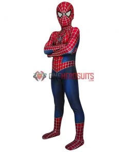 OneHeroSuits Kids Spider-man Cosplay Suit Spandex Tobey Maguire Suit Printed Edition 19 OneHeroSuits Kids Spider-man Cosplay Suit Spandex Tobey Maguire Suit Printed Edition