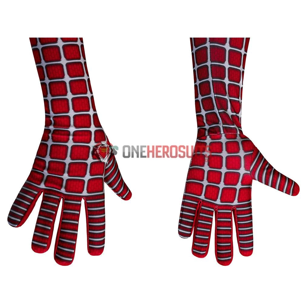 OneHeroSuits Kids Spider-man Cosplay Suit Spandex Tobey Maguire Suit Printed Edition 8 OneHeroSuits Kids Spider-man Cosplay Suit Spandex Tobey Maguire Suit Printed Edition