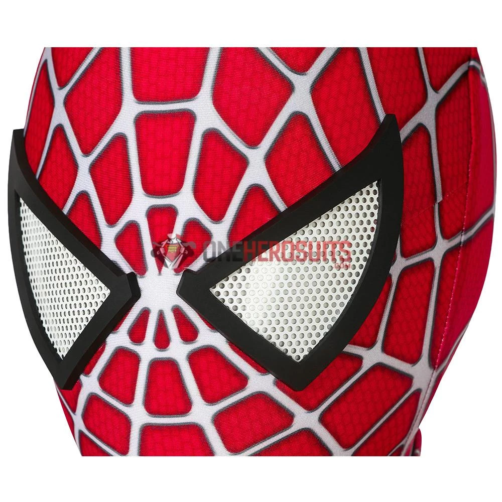 OneHeroSuits Kids Spider-man Cosplay Suit Spandex Tobey Maguire Suit Printed Edition 9 OneHeroSuits Kids Spider-man Cosplay Suit Spandex Tobey Maguire Suit Printed Edition
