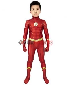 OneHeroSuits The Flash Cosplay Suit For Kids - Christmas Gift Ideas For Children Expert-level Cosplay Bodysuit & Zentai