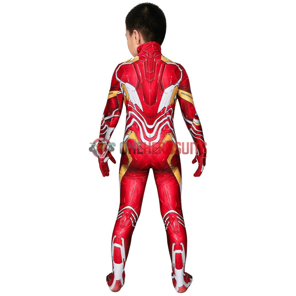 OneHeroSuits Kids Iron-man Spandex Cosplay Suit Ideas For Children Halloween Cosplay 3 OneHeroSuits Kids Iron-man Spandex Cosplay Suit Ideas For Children Halloween Cosplay