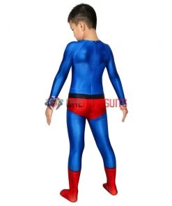 OneHeroSuits Expert-level Cosplay Bodysuit & Zentai Kids SuperMan Cosplay Suit Children Halloween Costume