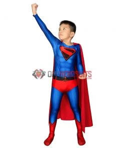 OneHeroSuits Expert-level Cosplay Bodysuit & Zentai Kids SuperMan Cosplay Suit Children Halloween Costume