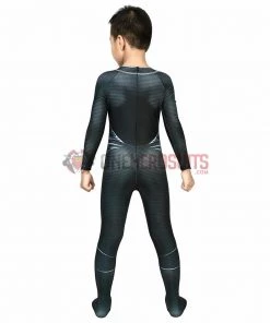 OneHeroSuits Christmas Gifts For Kids Superman Black Cosplay Suit With Cloak Kids Cosplay