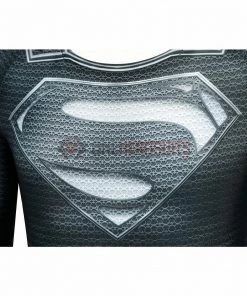 OneHeroSuits Christmas Gifts For Kids Superman Black Cosplay Suit With Cloak Kids Cosplay