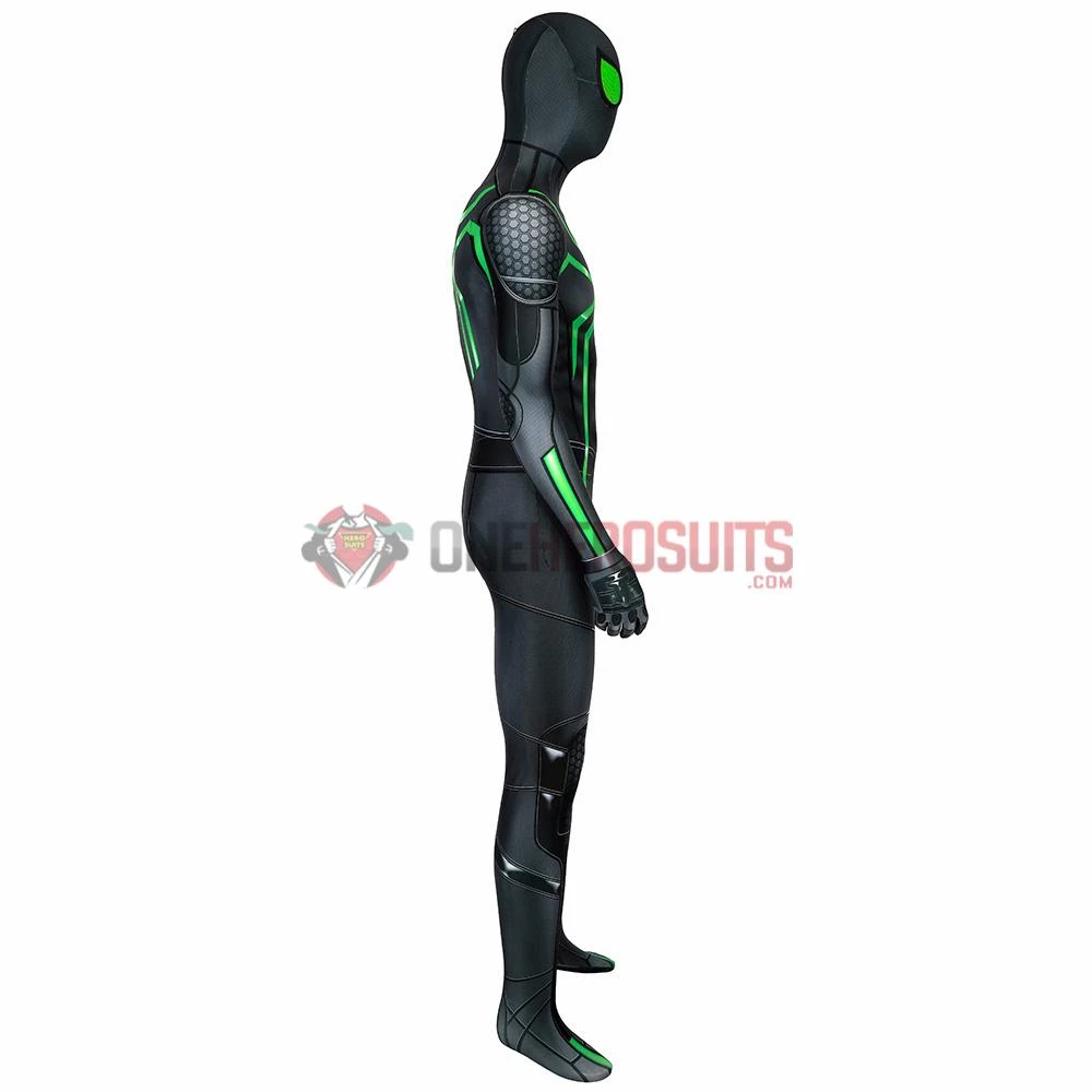 OneHeroSuits Spider-man Spandex Suit PS4 Stealth Big Time Green Bodysuit 7 OneHeroSuits Spider-man Spandex Suit PS4 Stealth Big Time Green Bodysuit