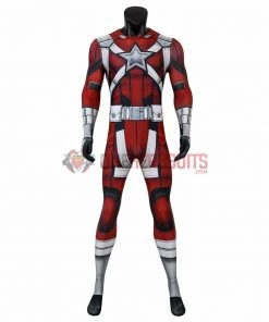 1herosuits Costumes 2020 Red Guardian Spandex Cosplay Costume