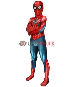 OneHeroSuits Kids Spider-man Cosplay Suit Spider-Armor MK IV HQ Printed Edition