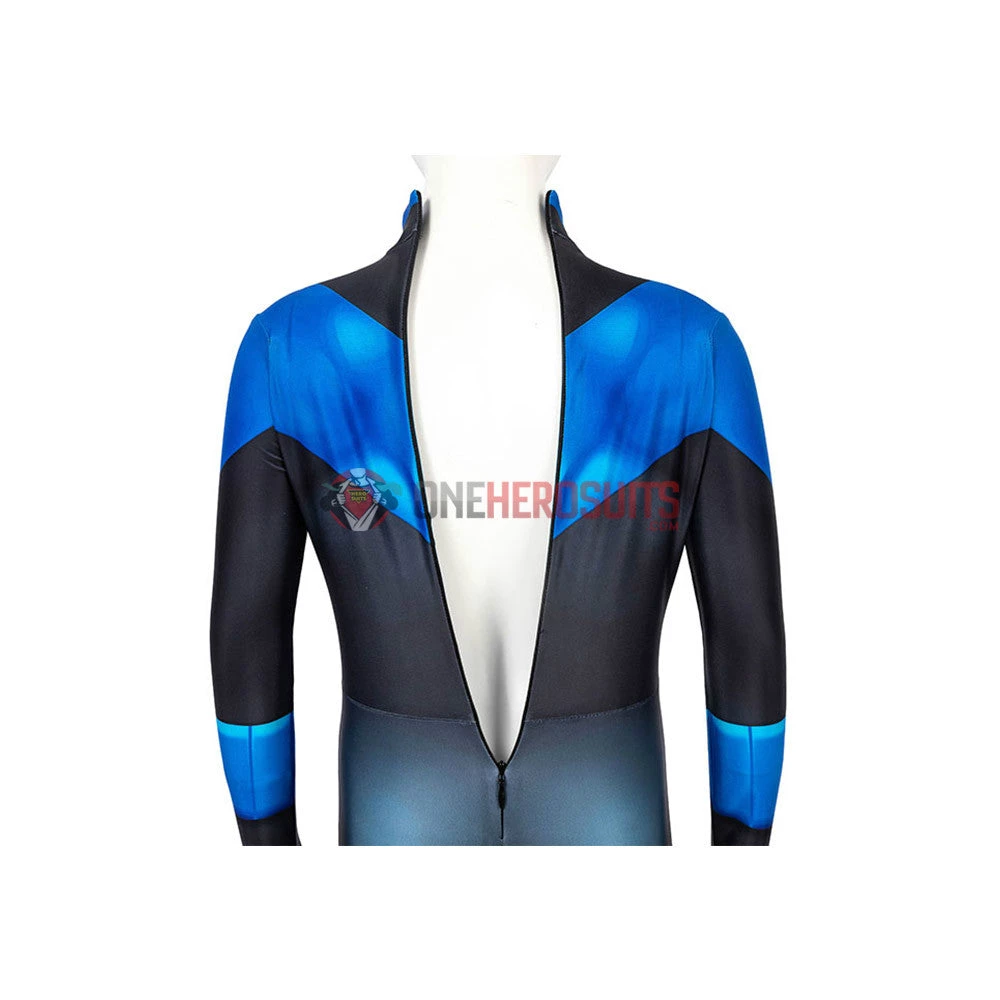 OneHeroSuits Expert-level Cosplay Bodysuit & Zentai Kids Nightwing Cosplay Suit Creative Gifts For Children 12 OneHeroSuits Expert-level Cosplay Bodysuit & Zentai Kids Nightwing Cosplay Suit Creative Gifts For Children