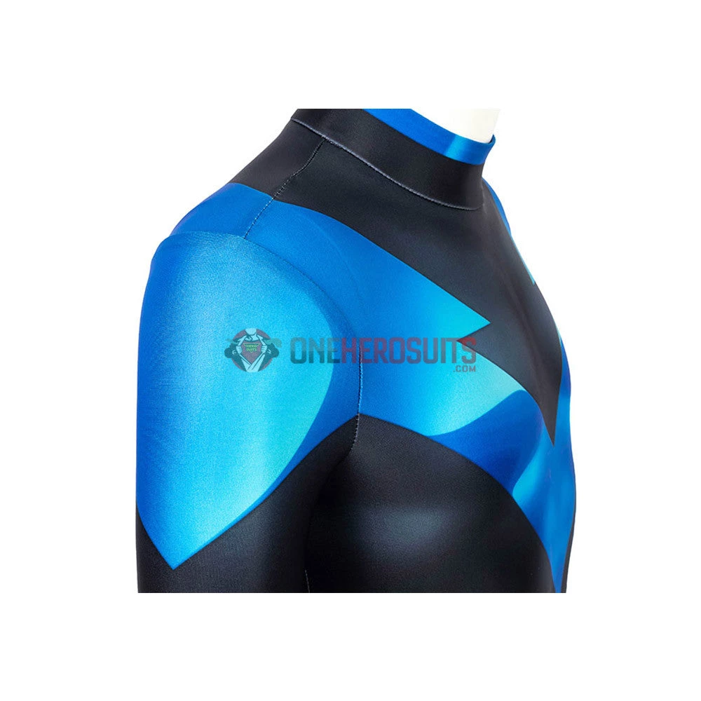 OneHeroSuits Expert-level Cosplay Bodysuit & Zentai Kids Nightwing Cosplay Suit Creative Gifts For Children 13 OneHeroSuits Expert-level Cosplay Bodysuit & Zentai Kids Nightwing Cosplay Suit Creative Gifts For Children