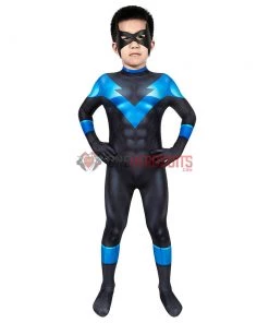 OneHeroSuits Expert-level Cosplay Bodysuit & Zentai Kids Nightwing Cosplay Suit Creative Gifts For Children 17 OneHeroSuits Expert-level Cosplay Bodysuit & Zentai Kids Nightwing Cosplay Suit Creative Gifts For Children