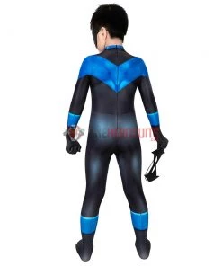 OneHeroSuits Expert-level Cosplay Bodysuit & Zentai Kids Nightwing Cosplay Suit Creative Gifts For Children 21 OneHeroSuits Expert-level Cosplay Bodysuit & Zentai Kids Nightwing Cosplay Suit Creative Gifts For Children