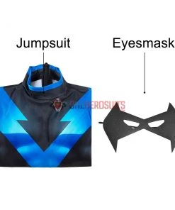 OneHeroSuits Expert-level Cosplay Bodysuit & Zentai Kids Nightwing Cosplay Suit Creative Gifts For Children 22 OneHeroSuits Expert-level Cosplay Bodysuit & Zentai Kids Nightwing Cosplay Suit Creative Gifts For Children