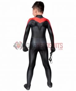 OneHeroSuits Gifts For Kids Nightwing Cosplay Suit Children Teen Titans Cosplay Red Bodysuit Kids Cosplay