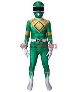 OneHeroSuits Kids Green Power Ranger Cosplay Suit Expert-level Cosplay Bodysuit & Zentai 16 OneHeroSuits Kids Green Power Ranger Cosplay Suit Expert-level Cosplay Bodysuit & Zentai