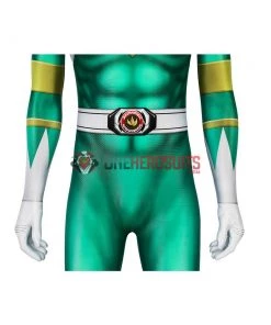OneHeroSuits Expert-level Cosplay Bodysuit & Zentai Green Power Ranger Cosplay Suit Power Rangers Green Spandex Costume