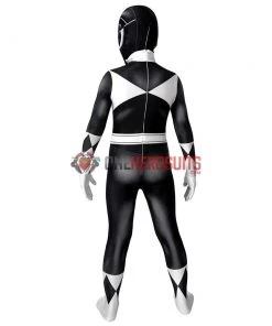 OneHeroSuits Expert-level Cosplay Bodysuit & Zentai Kids Black Power Ranger Cosplay Suit Christmas Gifts For Children