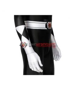 OneHeroSuits Black Power Rangers Suit Power Ranger Black Spandex Cosplay Costume