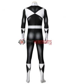 OneHeroSuits Black Power Rangers Suit Power Ranger Black Spandex Cosplay Costume
