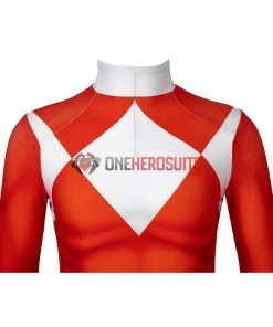 OneHeroSuits Kids Red Power Ranger Cosplay Suit Christmas Gifts For Children Expert-level Cosplay Bodysuit & Zentai