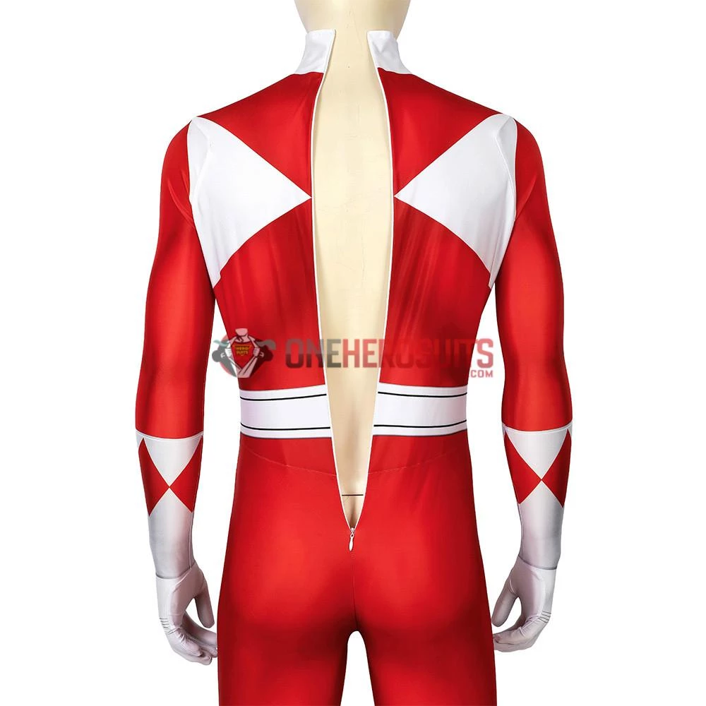 OneHeroSuits Red Power Ranger Cosplay Suit Classic Red Spandex Power Rangers Costumes Expert-level Cosplay Bodysuit & Zentai 13 OneHeroSuits Red Power Ranger Cosplay Suit Classic Red Spandex Power Rangers Costumes Expert-level Cosplay Bodysuit & Zentai