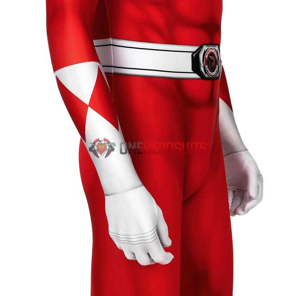 OneHeroSuits Red Power Ranger Cosplay Suit Classic Red Spandex Power Rangers Costumes Expert-level Cosplay Bodysuit & Zentai 16 OneHeroSuits Red Power Ranger Cosplay Suit Classic Red Spandex Power Rangers Costumes Expert-level Cosplay Bodysuit & Zentai