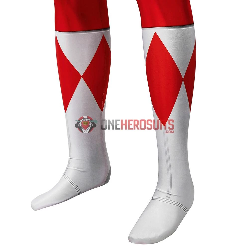 OneHeroSuits Red Power Ranger Cosplay Suit Classic Red Spandex Power Rangers Costumes Expert-level Cosplay Bodysuit & Zentai 17 OneHeroSuits Red Power Ranger Cosplay Suit Classic Red Spandex Power Rangers Costumes Expert-level Cosplay Bodysuit & Zentai